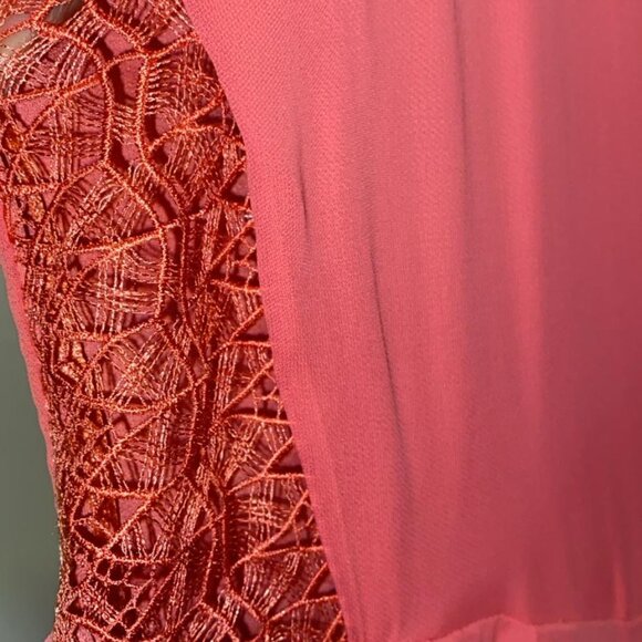 Reiss Coral pink jumpsuit. - Picture 4 of 8